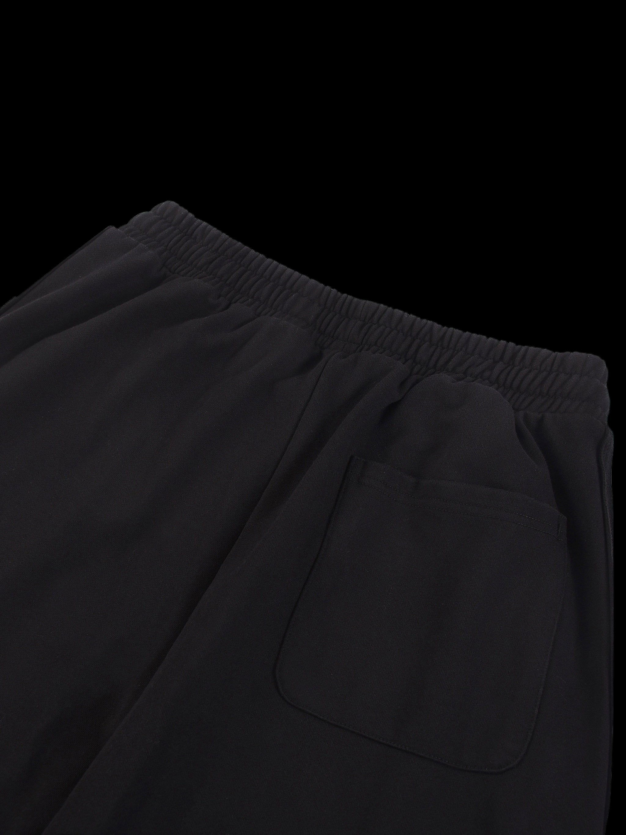 Contrast Tape Straight-Leg Sweatpants