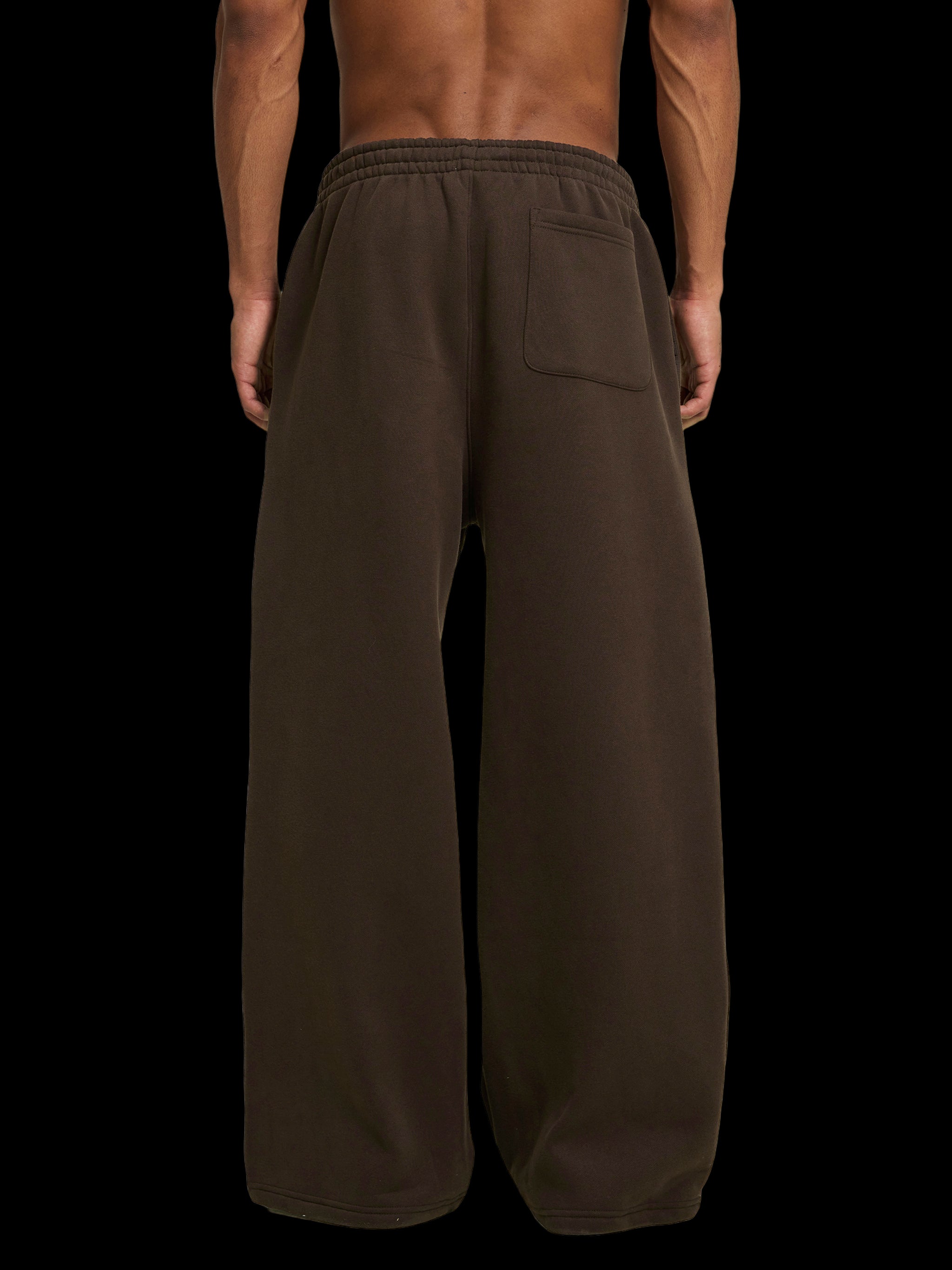 Fleece Drawstring Straight-Leg Sweatpants